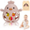 Venditer Silikon Babyrassel Hühnchen Beißring Baby, Sensorische Beißring Spielzeuge, Silikon Beißring, Motorik Spielzeug, Montessori Spielzeug, Rassel Baby, Babyspielzeug Rosa