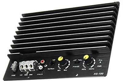 Amplificatore audio stereo, 12V 1200W 100A Unversal Amplificatore di potenza audio for auto Subwoofer Potente scheda amplificatore for bassi for auto Scheda amplificatore fai-da-te for Auto Car Player