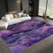 Generico Tappeto Salotto Marmo Viola 60x90 cm Moderno Pelo Corto per Soggiorno Camera da Letto Tappeti Salotto Studio Ufficio Moderni Tappeto Morbido Antiscivolo