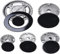 Ataoyus Juego de Sombreros de Cocina de aleación de Zinc para Horno, quemadores Cocina Gas, Estufa de Gas, Quemador(A)
