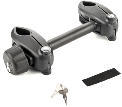 LST Rahmenhalter für Fahrradträger Radhalter 29 cm U-Bügelrohr Ø 25 mm abschließbar beidseitig