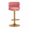 GEK208130 Multiusos Silla for mostrador de Bar con Respaldo Giratorio y Elevador, Barra Ligera, sensación de Lujo y Alta Gama, hogar, Isla Frontal, mostrador, Cocina, cajero, Taburete Alto Moderno