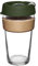 KeepCup Brew Cork - Reusable Coffee Cup Tempered Glass and Natural Cork, L 16oz/454ml - Pine