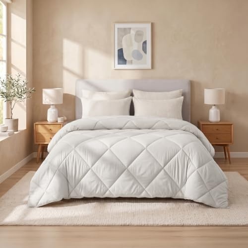 SLEEP COMFY Sommer Bettdecke 135x200 cm, Mikrofaser Bettdecke ohne Bezug, atmungsaktiv, waschbar & Oeko-TEX Zertifiziert