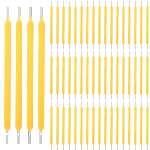 BAIFULAI 100 Stück Led Filament Ersatzteile 3V, 38 mm Warmes Licht Glühfaden, 2700K, hartes Led Filament Ersatzteile für LED-Glühlampen the apartment appartment hartes LED