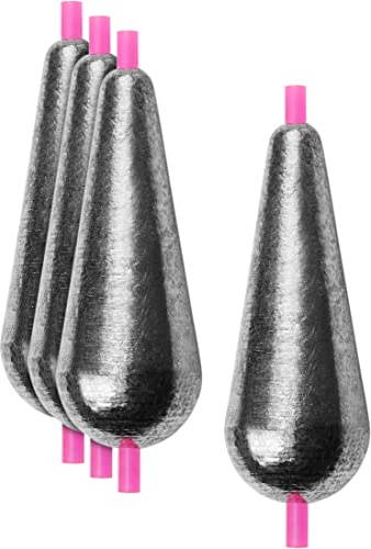 Storfisk fishing & more Wettkampfgewichte Set in Birnenform mit integriertem Silikonschlauch, Verschiedene Gewichte (2-20 g) auswählbar, für alle Angelarten