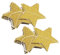 2 Stücke Gold Stern Girlande, Glitzer Girlande Banner für Hochzeit Geburtstag Baby Shower Party