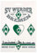 Bremen SV Werder Aufkleberkarte - Meine Stadt Mein Verein - Aufkleber 5-teilig Sticker SVW - Plus Lesezeichen I Love