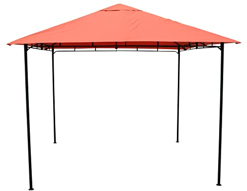 GRASEKAMP Qualität seit 1972 Pavillon Rimini Flex 3 x 3 m Terra Party Zelt Antik Garten