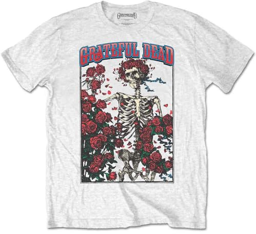 Rock Off officially licensed products Grateful Dead Bertha and Logo T Shirt XXL White