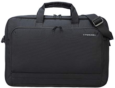 Tucano Star - Borsa per PC Portatile 15.6 Compatibile con MacBook PRO 16, con Tracolla, aggancio Trolley, per Lavoro Ufficio università Viaggi