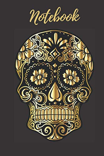 NOTEBOOK: Skull notebook with 120 lined pages 6” x 9” perfect for everyday use | A journal with perfectly spaced lines to leave plenty of room for writing | Skull composition notebook
