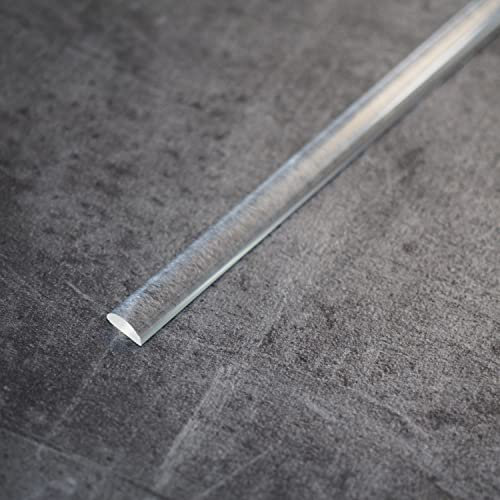 WITEN&NOCK 120cm Acryldichtung Acrylstab Wasserabweiser Halbrundstab Schwallschutz 5 mm Länge auswählbar