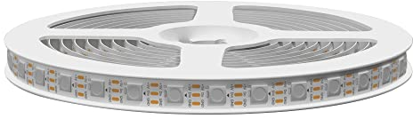 Jun-Saxifragelec LED Streifen Lights, 5m 60LED/m WS2812B 5V Individuell Adressierbarer Flexibler PCB IP65 Wasserdichtes (White, Indoor)