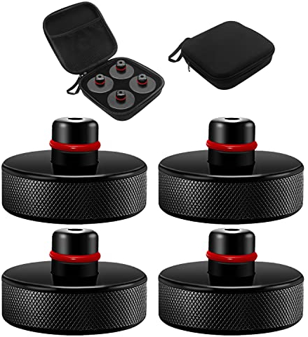 YIXISI 4 Stücke Wagenheber Gummiauflage Kompatibel mit Tesla Model 3/Y/S/X, Hebepunkte Jack Pad mit Aufbewahrungsbox, Jack Gummipolster, Jack Lift Pad