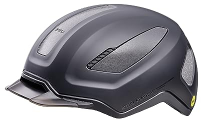 KED Youth Adult Reach DT-1 Fahrradhelm, Black Matt, M (54-58 cm)