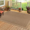 HomebyHome Outdoor Teppich Wetterfest 160x230 cm Natur Sisal und Jute Optik - Balkon Teppich Wasserfest Vintage Design Pflegeleicht - Waschbarer Teppich Küche, Garten, Terrasse und Camping