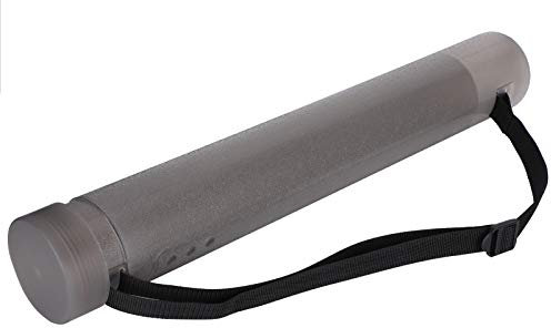 Tissting Posterrolle, Teleskop Posterrolle 56-88cm/22-34 Zoll Transportrolle Zeichenrolle mit Riemen, Aufbewahrung von Dokumenten Taschen Erweitern für Karten, Dokumente, Kunstwerke, Gemälde(Grau)