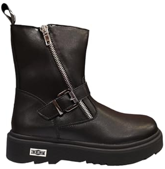 CULT STIVALE BIKER SLASH PASSION MID BLACK NERO. STIVALE DA DONNA E RAGAZZA NUMERAZIONE DAL 31 AL 40 (34)