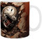 Holdes Taza de café de fútbol americano, Taza de fútbol | Taza de leche de fútbol americano,Taza de grietas de 11 oz, Taza de cerámica de chocolate caliente, Taza de café para