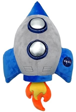 Wild Republic Space Astronave, Peluche, 46 cm, Juguete de Peluche, El Relleno es de Botellas de Agua Recicladas