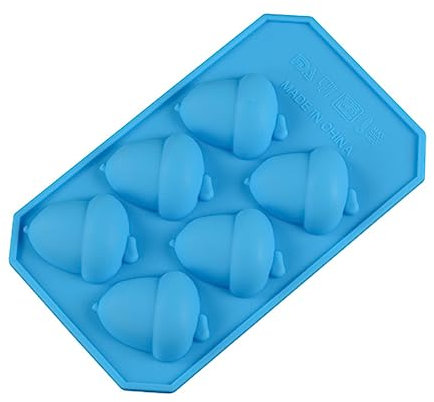 Cabilock 6 Silikonform Eiswürfelformen Silikon Kuchen Tannenzapfen Eichel Antihaft Stock Block Dessertkerze Käsepresse Aus Metall Pinienkerne Schablonen Abs Schokoladenform Eiswürfelschale