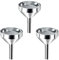 Multi-use Small Kitchen Funnel 3pcs Mini Stainless Steel 2.5 cm Funnels Dishwasher Safe Quality Food Grade Funnels for Transferring Liquid Powder Cooking Oils Powder Coffee Tea Jam