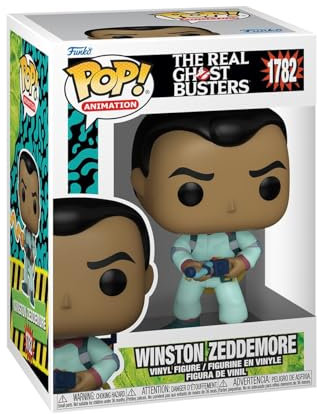 Funko Pop! Animation: TRG - Winston Zeddemore - The Real Ghostbusters - Vinyl-Sammelfigur - Geschenkidee - Offizielle Handelswaren - Spielzeug Für Kinder und Erwachsene - Cartoons Fans