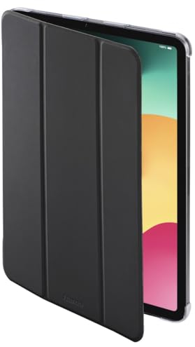 Hama Tablet Hülle für Apple iPad Pro 13 2024, Stifthalter (stoßfeste Schutzhülle für iPad Pro 13 mit Standfunktion, Tablet-Schutz mit transparenter Rückseite, EIN-/Ausschalten automatisch) schwarz