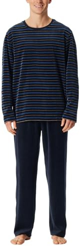 Schiesser Herren Langer Schlafanzug Pyjama Lang - 159633