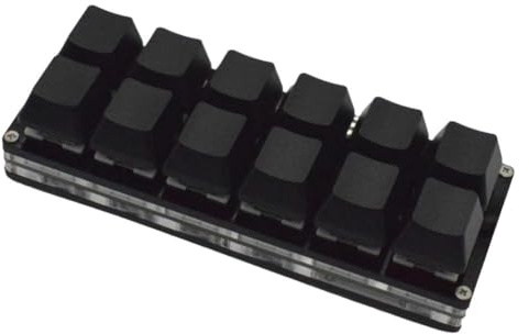 Verbesserte Mini-Tastatur mit 12 Tasten und Hot-Swap-Funktionen. Kopieren und Einfügen von Tasten, Passwort und klicken Sie auf benutzerdefinierte Tastenkombination