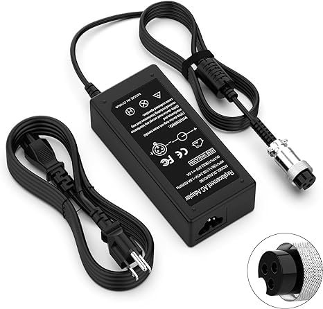 Abatinvo 24V Scooter Battery Charger for Razor E100 E200 E200S E175 E300 E300S E125 E150 E500 PR200 E225S E325S MX350 MX400,Pocket Mod, Dirt Rocket, Pocket Rocket Sports Mod and Dirt Quad
