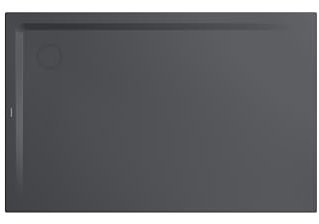 Kaldewei SUPERPLAN 1828-2, Duschwanne mit Wannenträger, 70x160cm, 382848042666, Farbe: cool grey 80