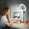 Upgrade 10.5 Ring Light with Tripod Stand & Phone Holder, Evershop Selfie Light Ringlight with CRI 95+ for Youtube, Zoom, Streaming, Filming, Makeup, Video Calls, Halo Desk Lamp for Laptop Computer