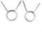 HomeVortex Clip a molla per bilanciere, 50 mm, 2 pezzi, morsetti di bloccaggio per pesi, in metallo resistente, a sgancio rapido, clip di fissaggio per palestra, fitness e allenamento della forza (2