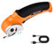 Cardboard Cutter, 4V Rotary Fabric Cutter Portable Cordless Electric Scissors Rotary Cutter Rechargeable Rotary Cutter for Fabric with Protective Box for Cutting Fabric, Cardboard, Leather, Carpet