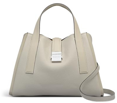 RADLEY London Sloane Mews Women's Leather Medium Ziptop Top Handle Bag, Snow