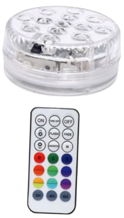 Supvox Unterwasser LED Leuchte Ip68 1 Satz Kunststoff mit Fernbedienung