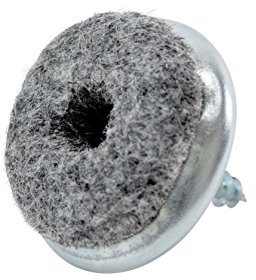 haggiy Filzgleiter - Parkettgleiter zum Schrauben (Kreuzschlitz) rund 30 mm (16 Stk.)