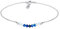 Elli Femme Bracelet de Cheville Perle Rose 925 Argent