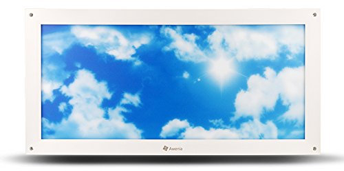 Awenia 24W LED Deckenleuchte 30x60 Panel Lampe KaltWeiß (6500K) Flimmerfrei Deckenlampe 2400lm Wandlampe für Schlafzimmer Küchen Esszimmer Wohnzimmer Balkon Flur Korridor Büro