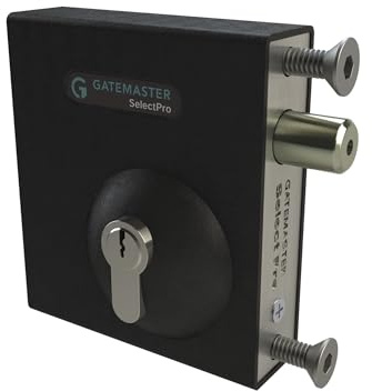 Gatemaster Select Pro Bolt-On Deadlock Gate Lock, 30mm Throw, Fits 10–30mm Frame, Keyed Alike: No