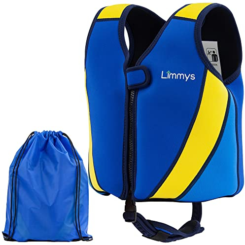 Limmys Gilet Nuoto Bambini Premium – Gilet Piscina Bimbi Moderno per Maschi, Femmine e Neonati – Con Sacca Inclusa