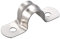 sourcing map 12mm(0.5) Rigid Pipe Strap, 2 Holes 304 Stainless Steel Tension Tube Clip Clamp 10pcs