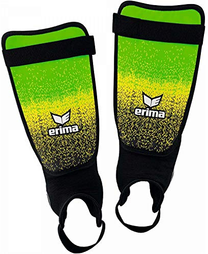 Erima Equipment - Schienbeinschoner Flex Guard Ergono Schoner Kids GruenSchwarzGelb 2XS