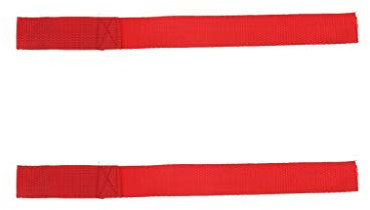 2X Polyester Red Winde Haken Zugband Universal ATV Teile 8cm / 3.15 Zoll