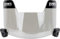 Sports Unlimited Universelles Fußballvisier für Helm, Fußballhelm-Visier, (klar, schwarz und verspiegelt)