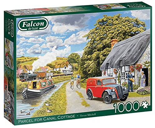Jumbo, Falcon de luxe - Parcel for Canal Cottage, Jigsaw Puzzles for Adults, 1,000 piece