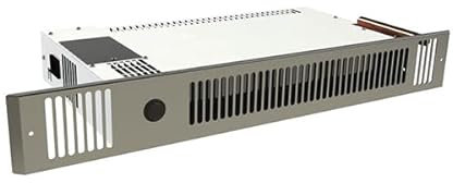 Thermador - Radiateurs plinthes eau chaude - Radiateur eau chaude inox SPACE SAVER plinthe 100mm pour 46m³ - Thermador