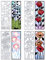 ORIGACH 4 Stück Metall Blumenrahmen Stanzformen Prägeschablonen Vorlage Form für DIY Lesezeichen Scrapbooking Kartendekoration 3D Blumendekoration
